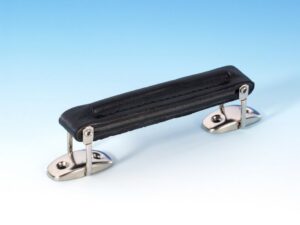 Koffergriff Leder schwarz