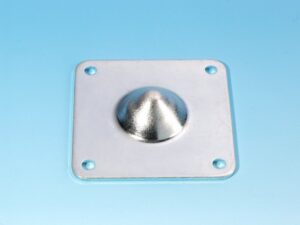 Stahl Gleitfuß groß male