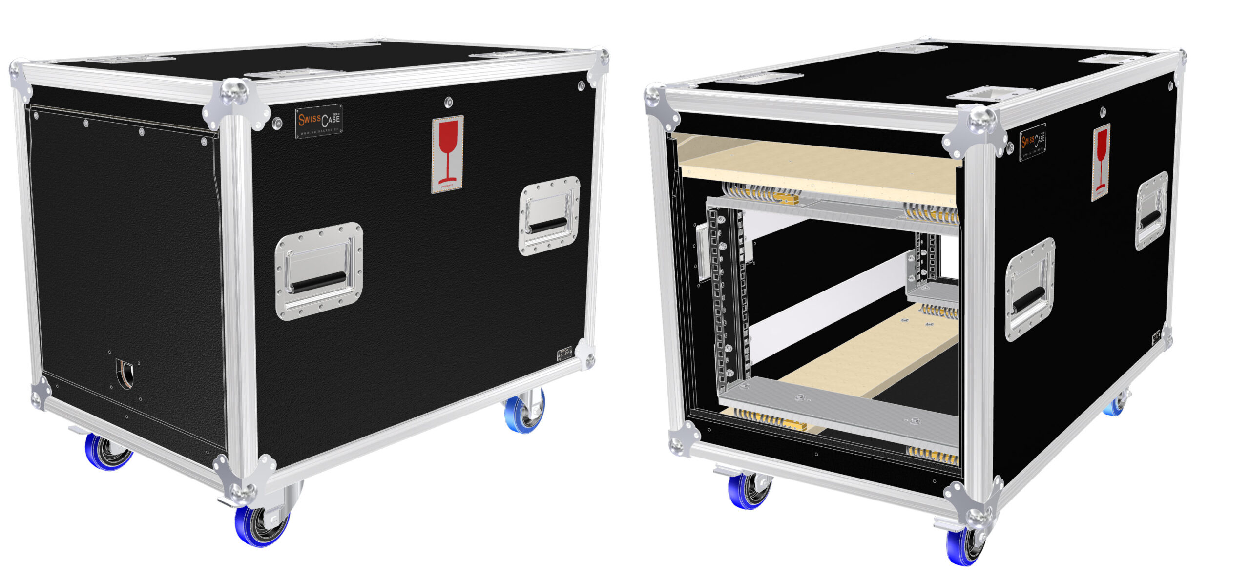 19zoll Slide-Door high end Shock-Proof