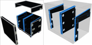 3D 2.1 dop.19zoll oben schräg 9mm RS 2/2 Servicekl