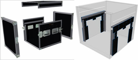 3 Deckel 7mm Rackschiene Fr + Hi +Oben
