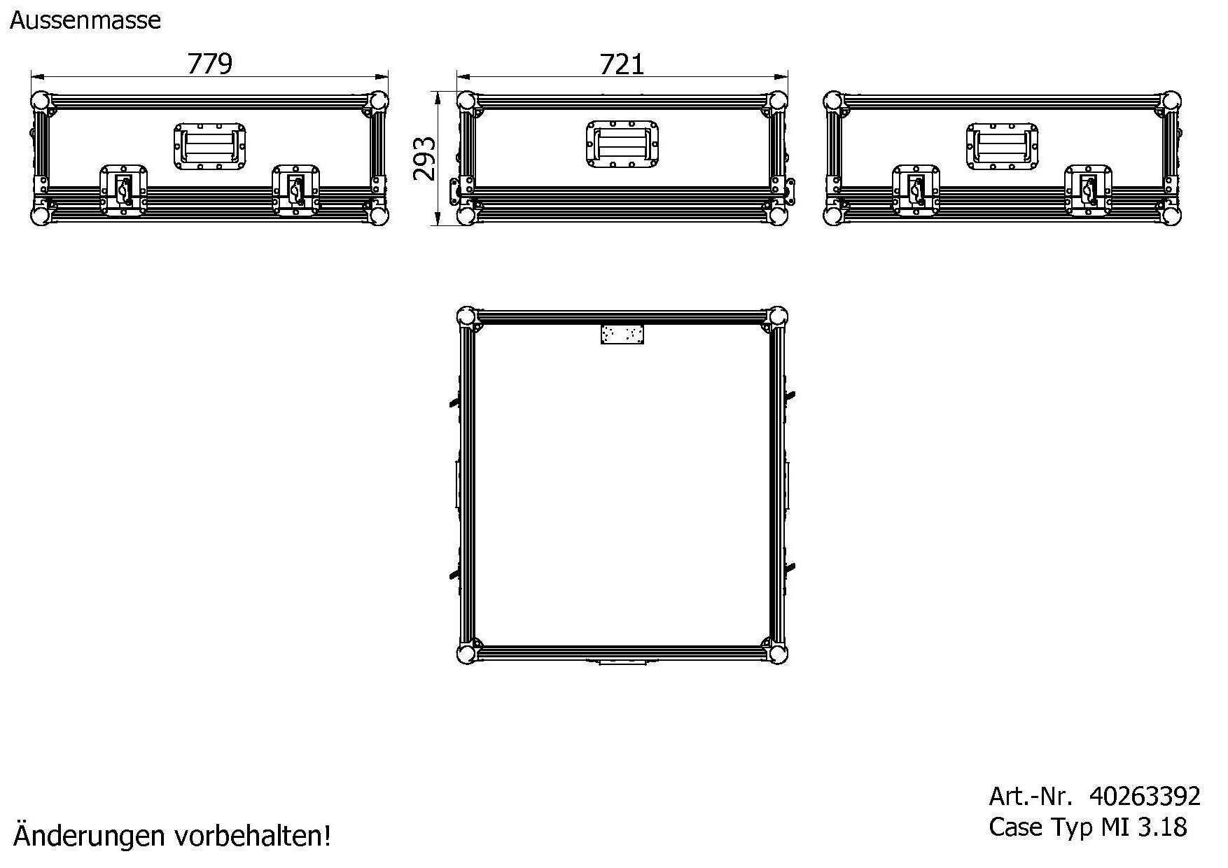 Flightcase Presonus Studio Live 24.4.2 mit Dogh. – Bild 5