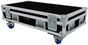 Truhencase für 4 Bodenplatten und 4 Stative K&M