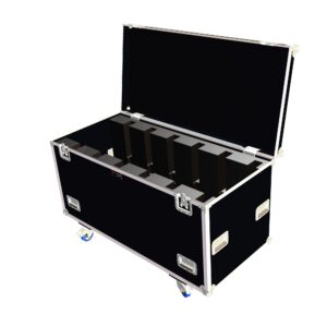 Flightcase für 8 Lanzini Olympia 2 Schweinwerfer