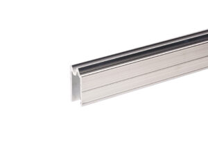 Aluminium-Hybrid-Schließprofil für 9.5 mm Material