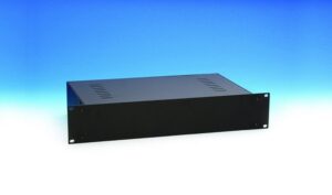 1HE 19zoll Leergehäuse mit Lüftungsschlitzen