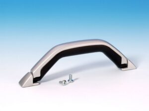 Aktenkoffergriff schwarz/metalic-grau