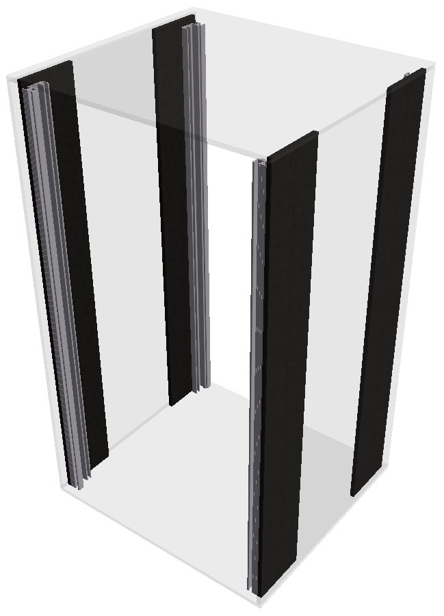 2D 1 9mm RS 2/2 vorne+hinten Rackschiene – Bild 4