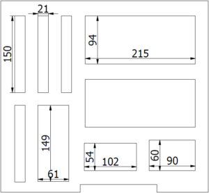 Schaumstoffeinsatz für diverse Miks