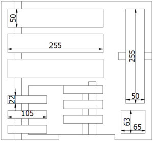 Schaumstoffeinsatz für Shure UHF-R Sender