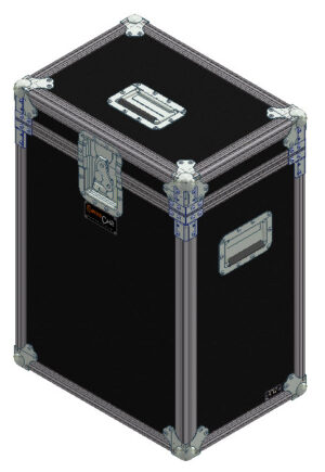 Flightcase für 2 Showtec Stageblinder 4