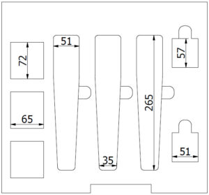 Schaumstoffeinsatz für 3 SKM 100/300/500_G3