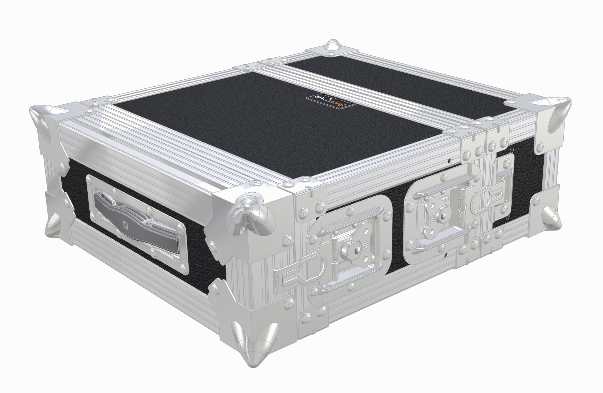 2HE E-Tiefe=187mm Korpus=7mm Rack=F
