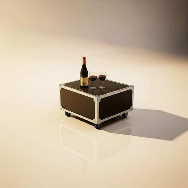 Flightcase Sofa Tisch
