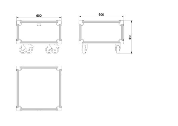 Flightcase Sofa Tisch – Bild 3