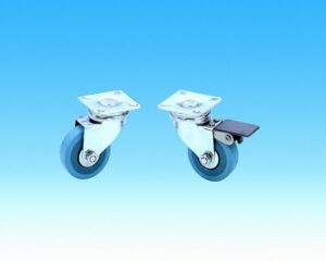 Guitel Rolle 50mm gebremst grau