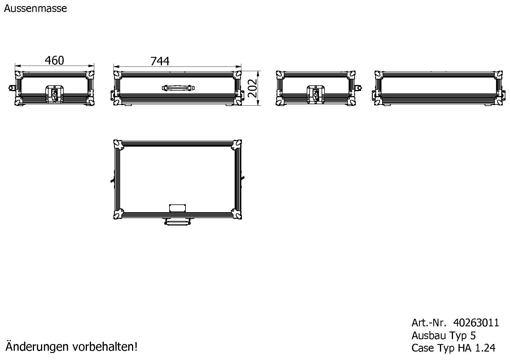 Flightcase für Soundcraft MFX 20/2 – Bild 5