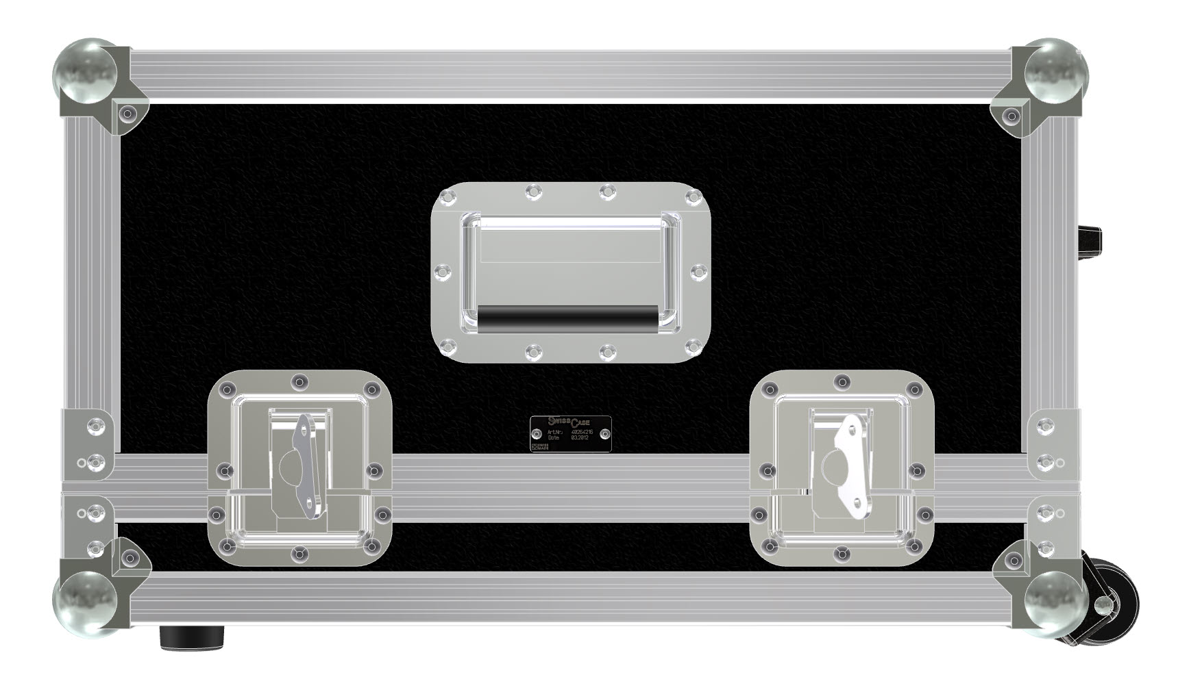 Flightcase für Allen Heath SQ-5 mit Eckrollen – Bild 3