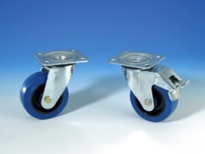 Blickle 100mm Lenkrolle ''Blue Wheel''