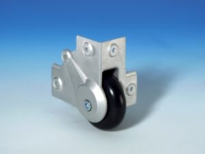 Einbau Eckrolle 75mm Druckguss-Gehäuse