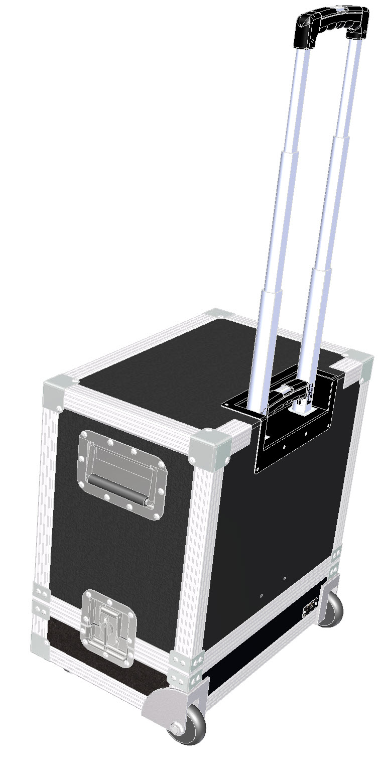HA 1.12.5 Trolley versenkter Griff versenkte Rolle