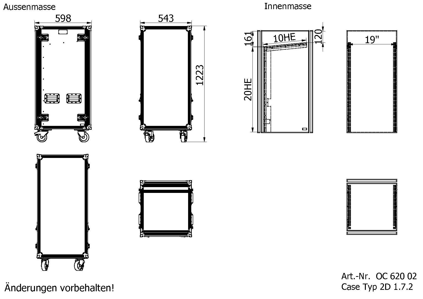 20HE E-Tiefe=450mm Korpus=7mm Rack=F&O – Bild 5