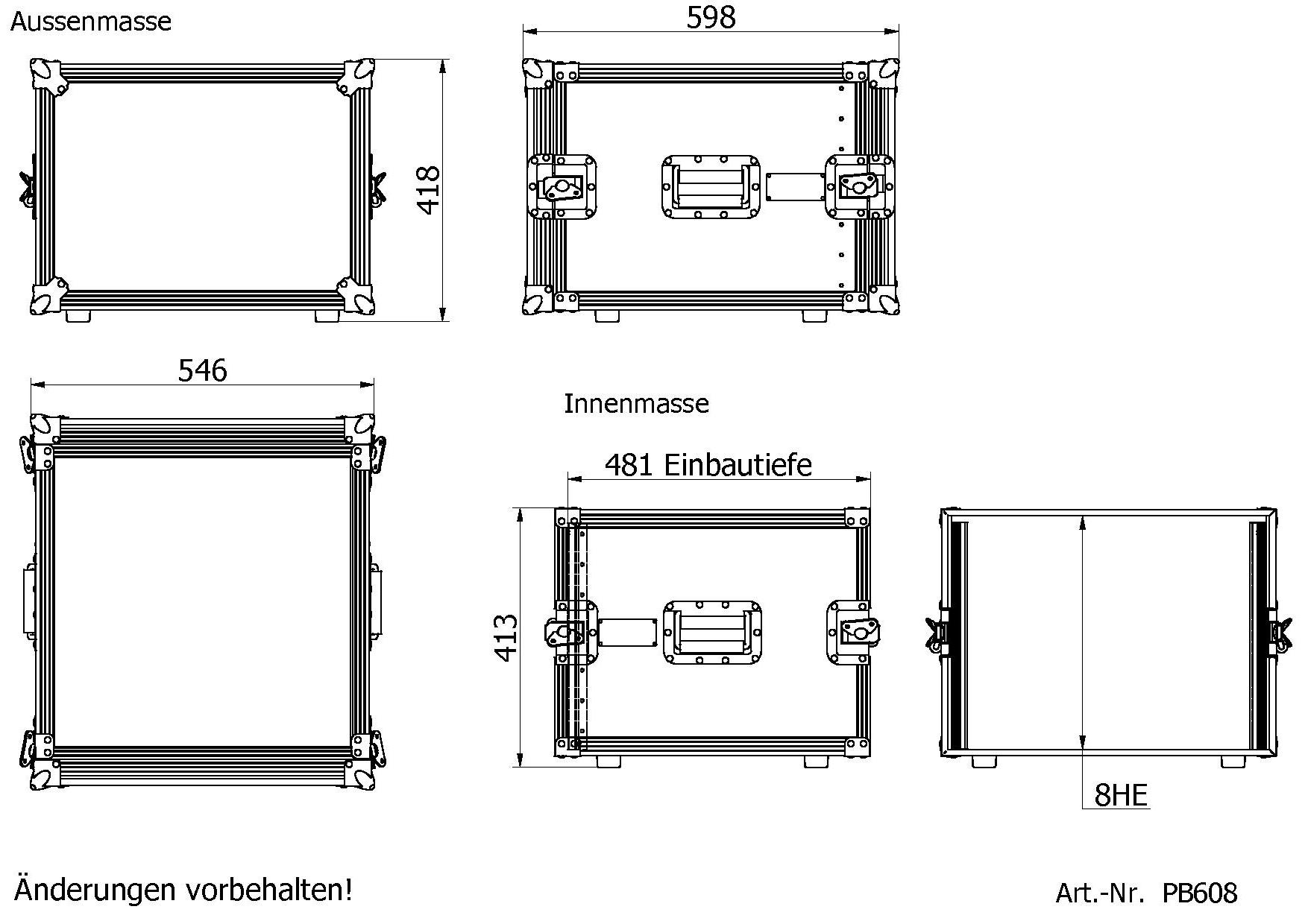 8HE E-Tiefe=480mm Korpus=7mm Rack=F – Bild 5