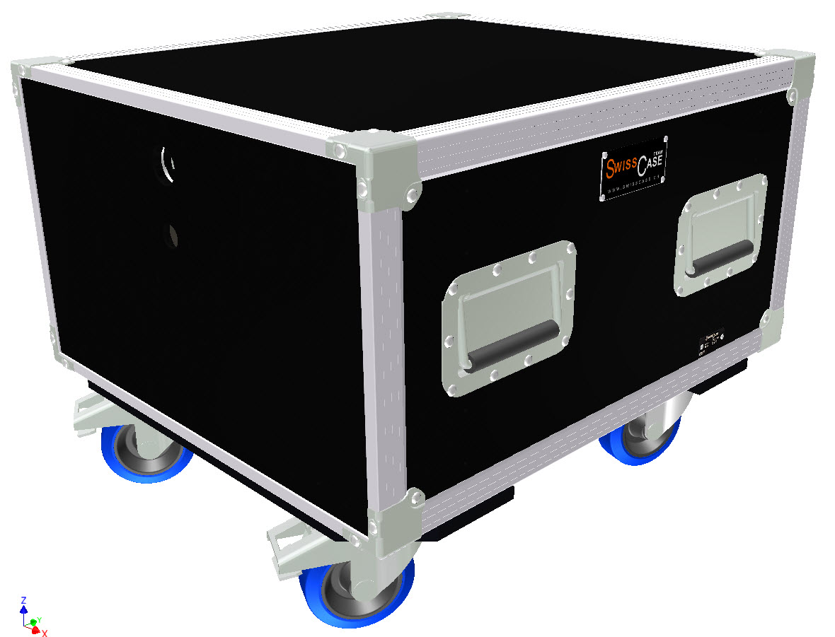 6HE E-Tiefe=455mm Korpus=9mm Rack=F&H