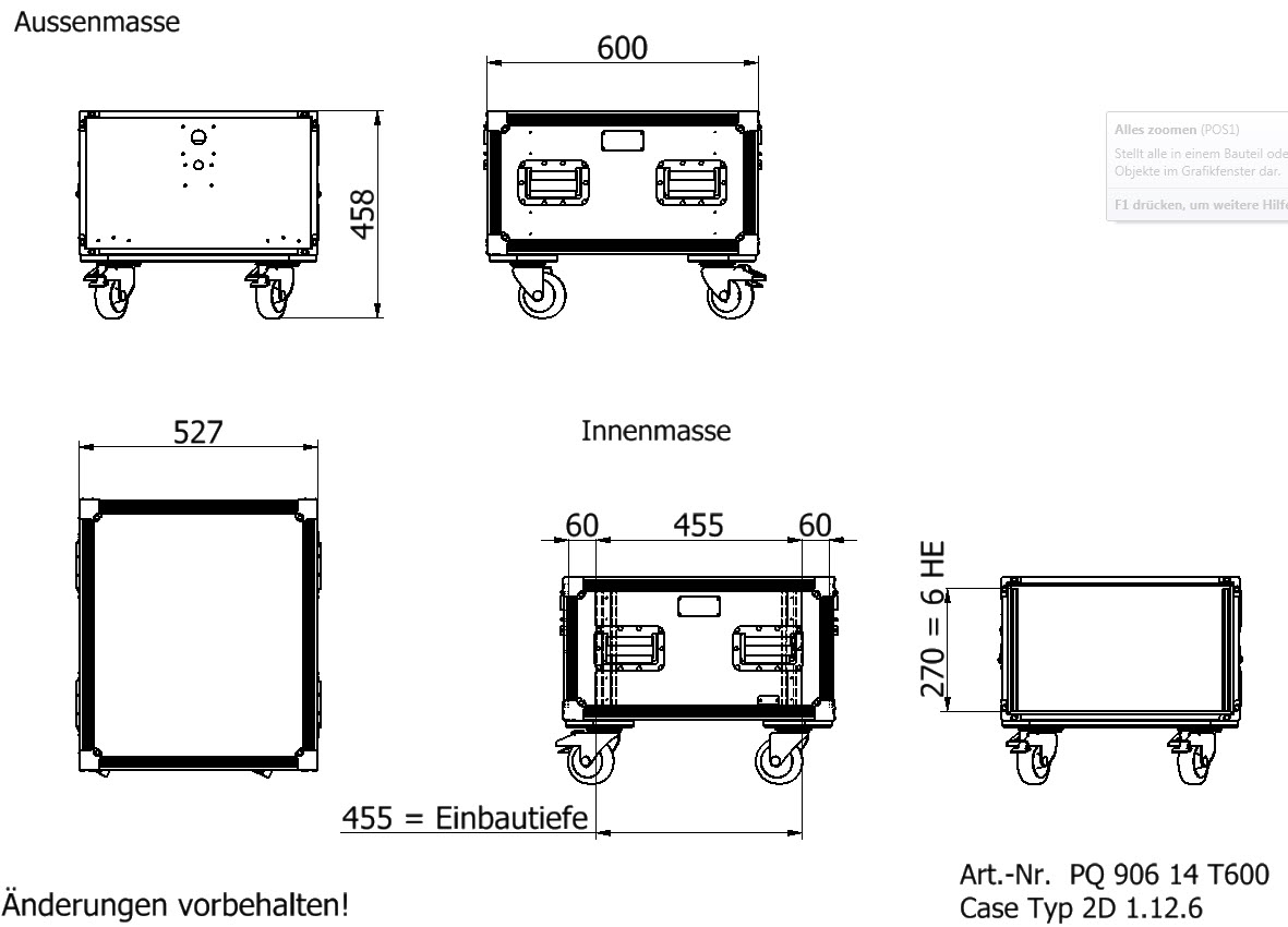 6HE E-Tiefe=455mm Korpus=9mm Rack=F&H – Bild 5