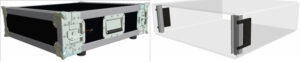 2D 1.6.10 19zoll 7mmPP vorne/hinten Rackschiene