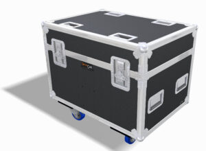 Flightcase 4x CLAYPAKY mini B inkl. Clamp+Platte