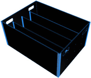 BEHÄLTER 4 FACHER GS längs Fächer