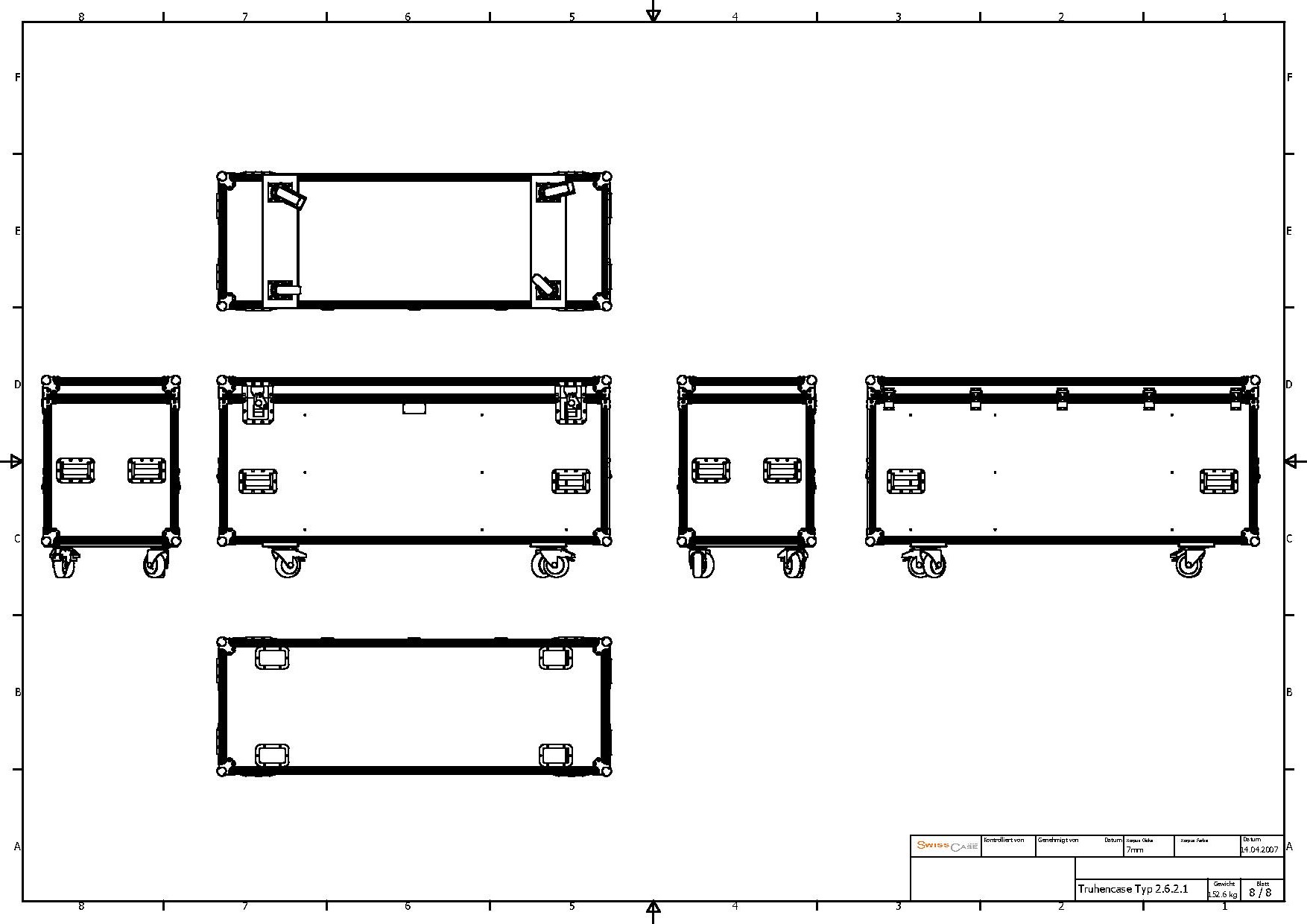 TR 2.6.2.1 7mm RS 2/2 Stapelschalen 3 Trennwände – Bild 2