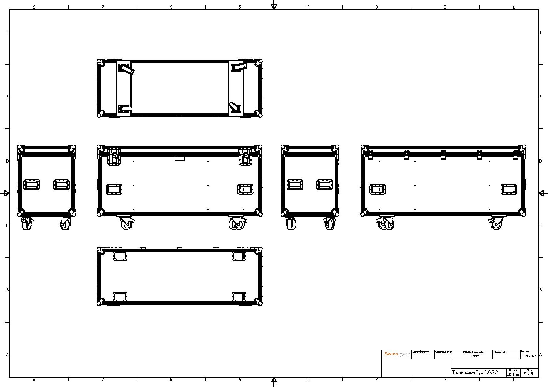TR 2.6.2.2 7mm RS 2/2 Stapelschalen 3 Trennwände – Bild 2