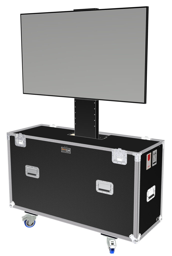 Screen Lift Case für ca. max. - 55zoll – Ansicht 2 – SwissCase AG