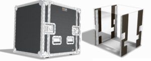2D 1.6.11 9mm hinten+vorne Rackschiene doppelt