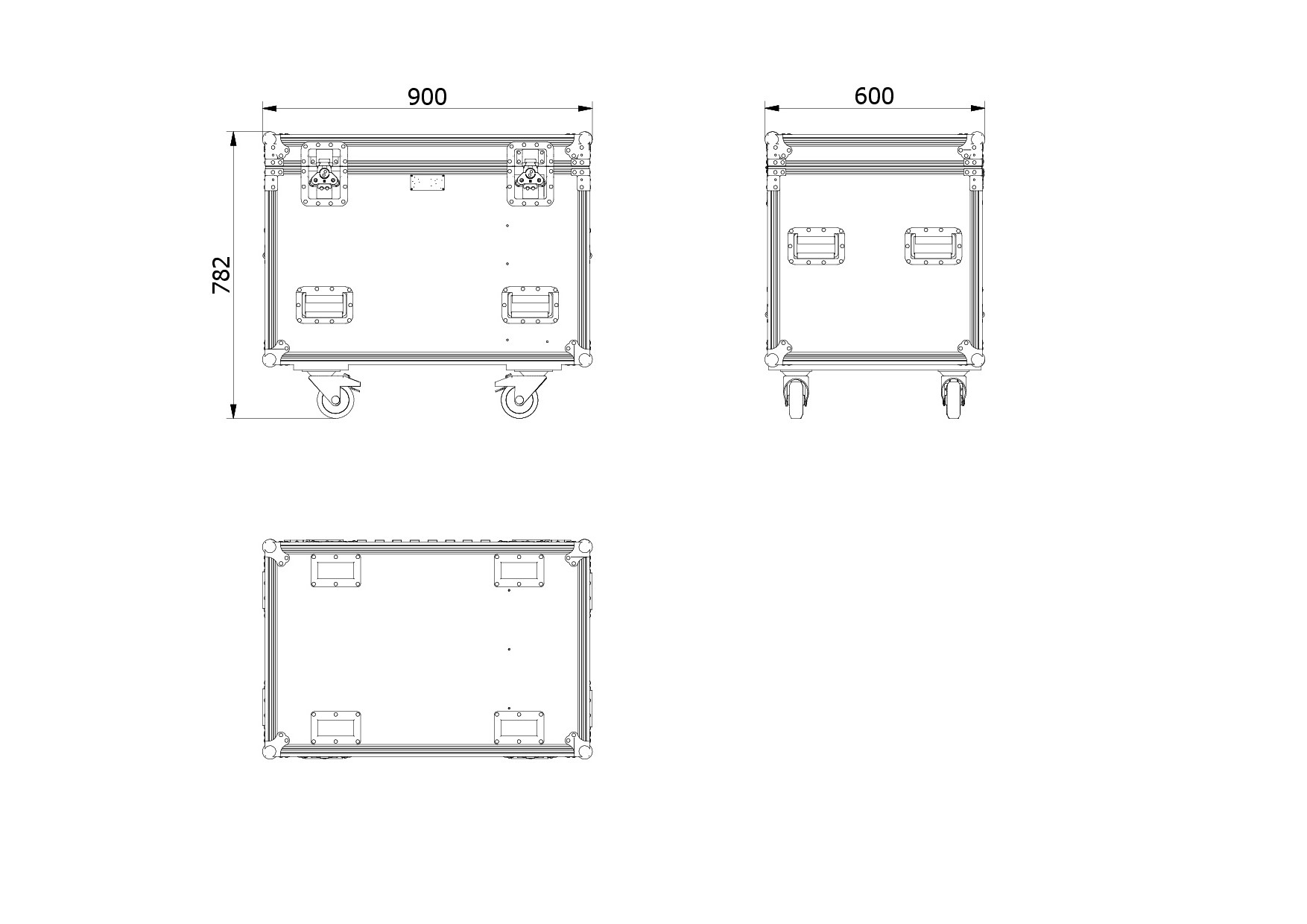 Truhencase für 2L-Acoustics X12 inkl. Flugbügeln – Bild 4