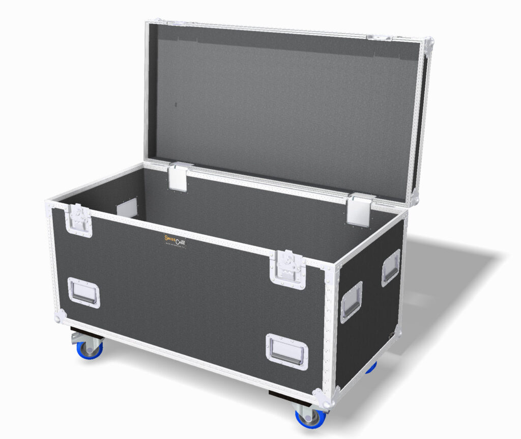 Truhencase mit Schaumstoffpolsterung